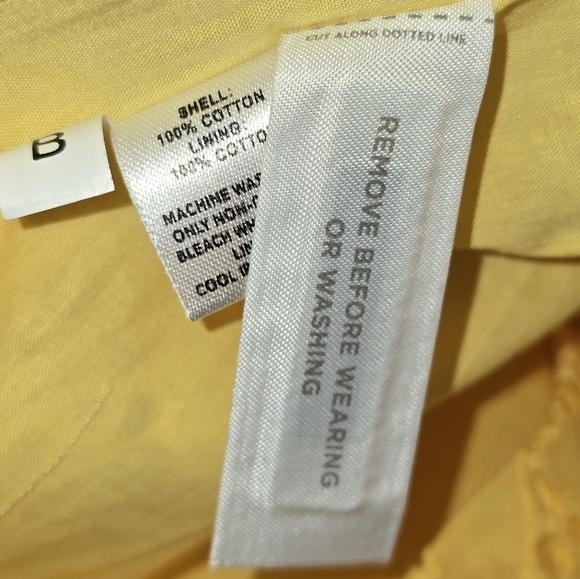 NWT Ann Taylor Loft Bright Yellow Shift Dress Women's Size 8 - Picture 8 of 9